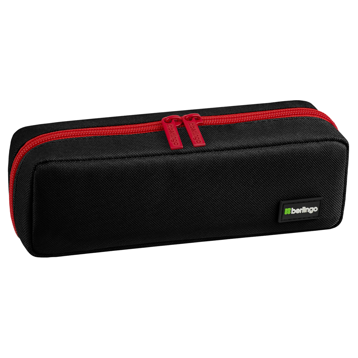 

Пенал Berlingo Bright red мягкий 1 отделение, 205х60х65, полиэстер, Черный, Grey