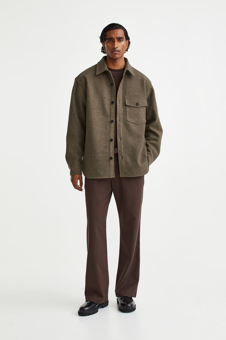 

Рубашка мужская H&M 1027390003 коричневая S (доставка из-за рубежа), 1027390003