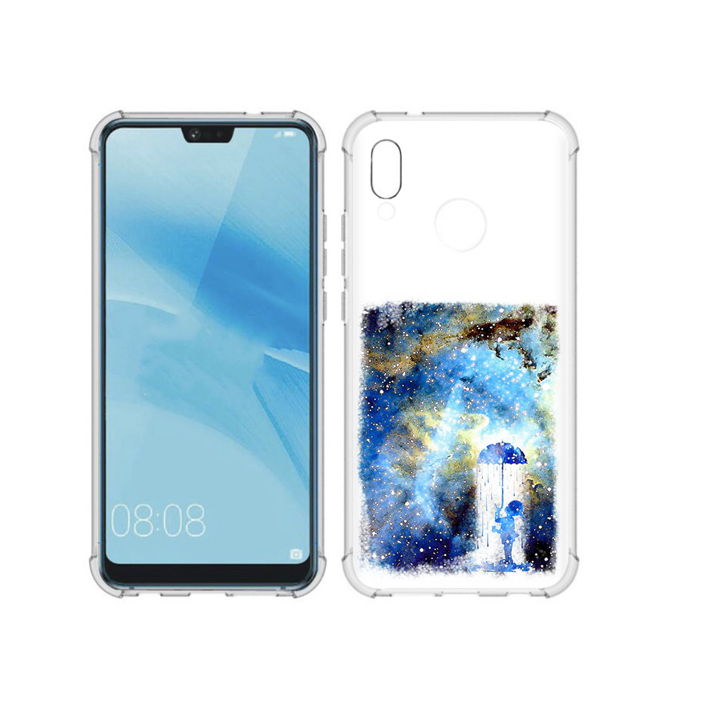 

Чехол MyPads Tocco для Huawei P20 Lite мальчик в небе (PT130405.51.455), Прозрачный, Tocco