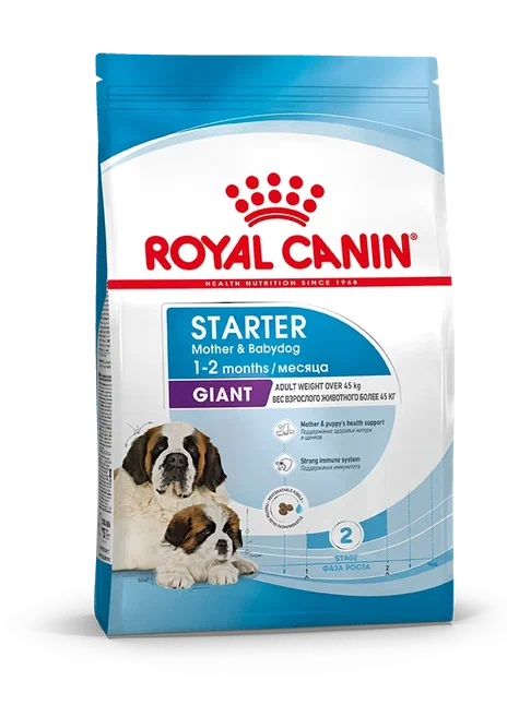 Сухой корм для щенков Royal Canin Giant Starter, для гигантских пород до 2-х месяцев 15 кг