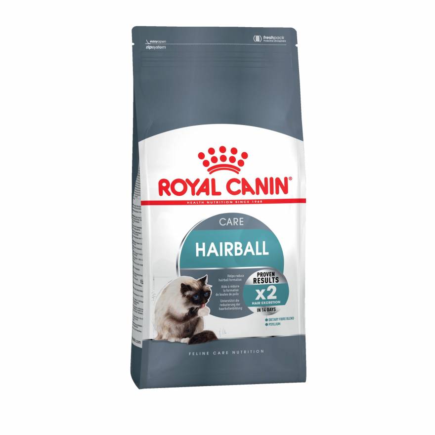 фото Сухой корм для кошек royal canin intensive hairball , домашняя птица, 10кг