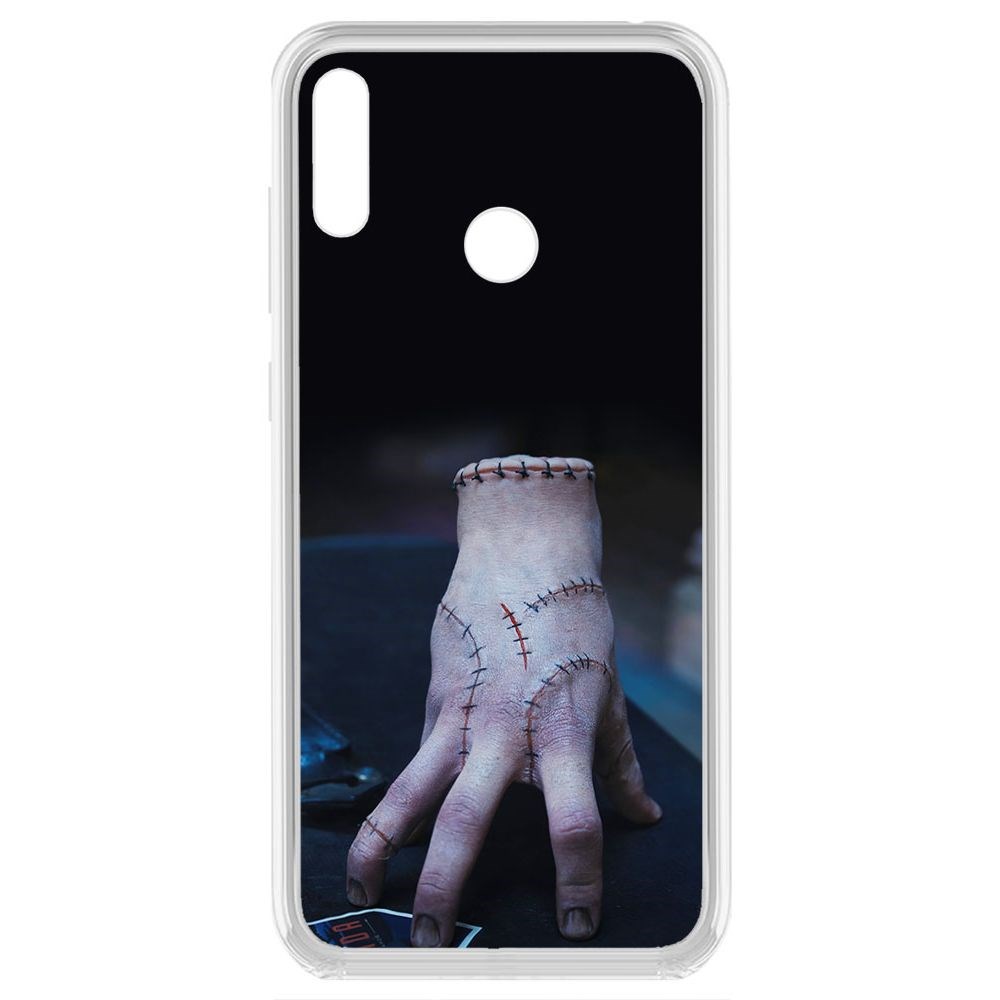

Чехол-накладка Krutoff Clear Case Уэнсдей Аддамс - Вещь для Huawei Y7 (2019), Прозрачный