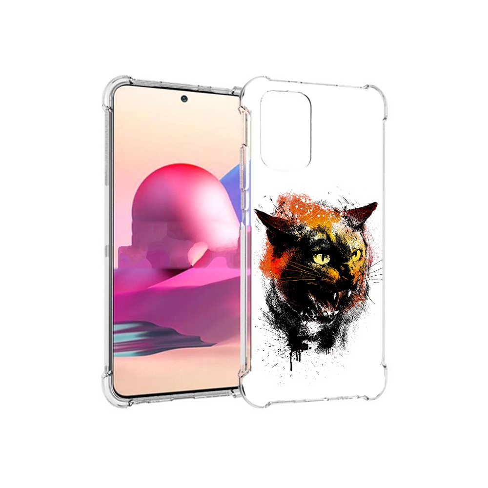 

Чехол MyPads Tocco для Xiaomi Redmi Note 10S сиамский кот (PT158704.257.598), Прозрачный, Tocco