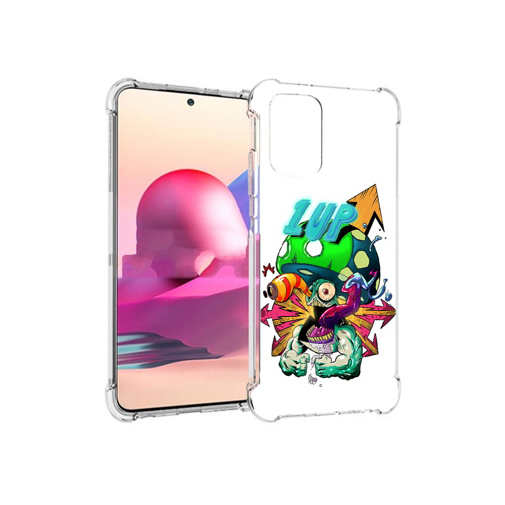

Чехол MyPads Tocco для Xiaomi Redmi Note 10S сильный гриб абстракция (PT158704.257.599), Прозрачный, Tocco