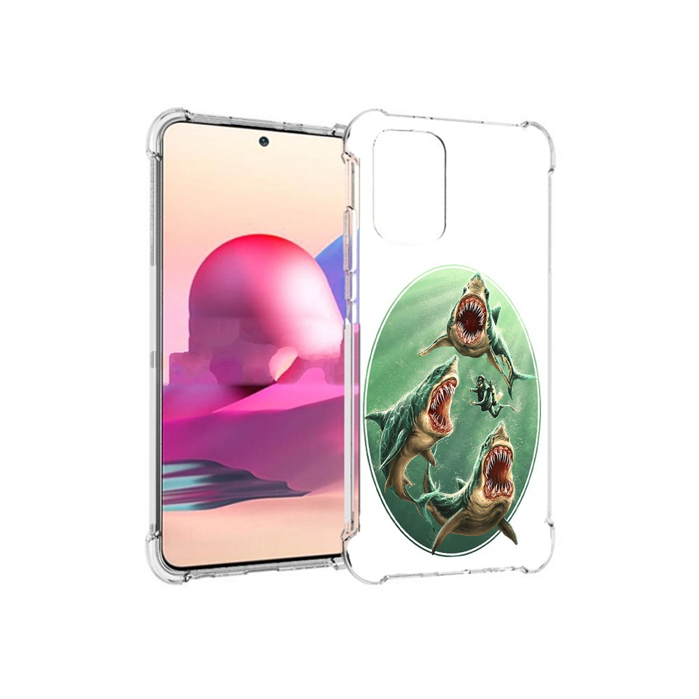 

Чехол MyPads Tocco для Xiaomi Redmi Note 10S синяя бездна (PT158704.257.600), Прозрачный, Tocco