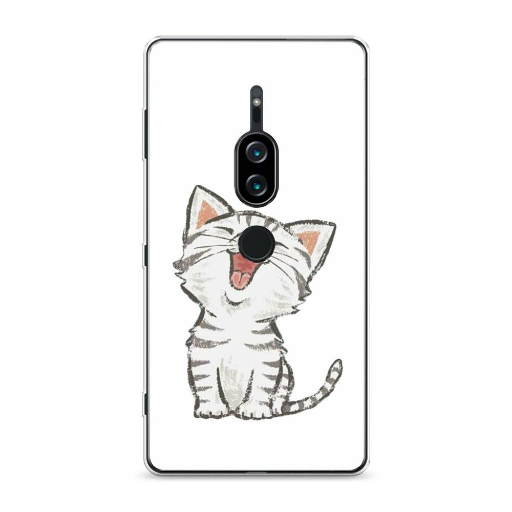 

Силиконовый чехол "Котенок рисованный" на Sony Xperia XZ2 Premium, 53350-1