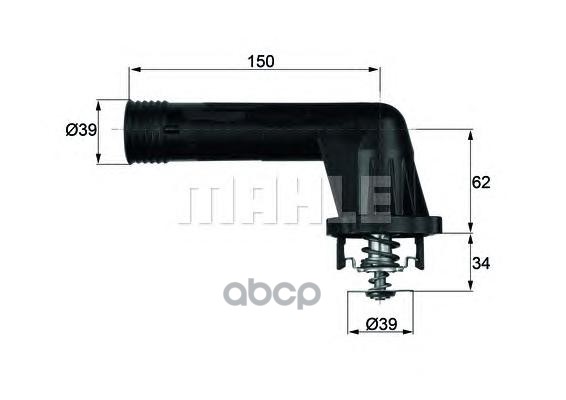 

Термостат BMW E36/E34 mot.M40/M43 KNECHT/MAHLE TI 20 95