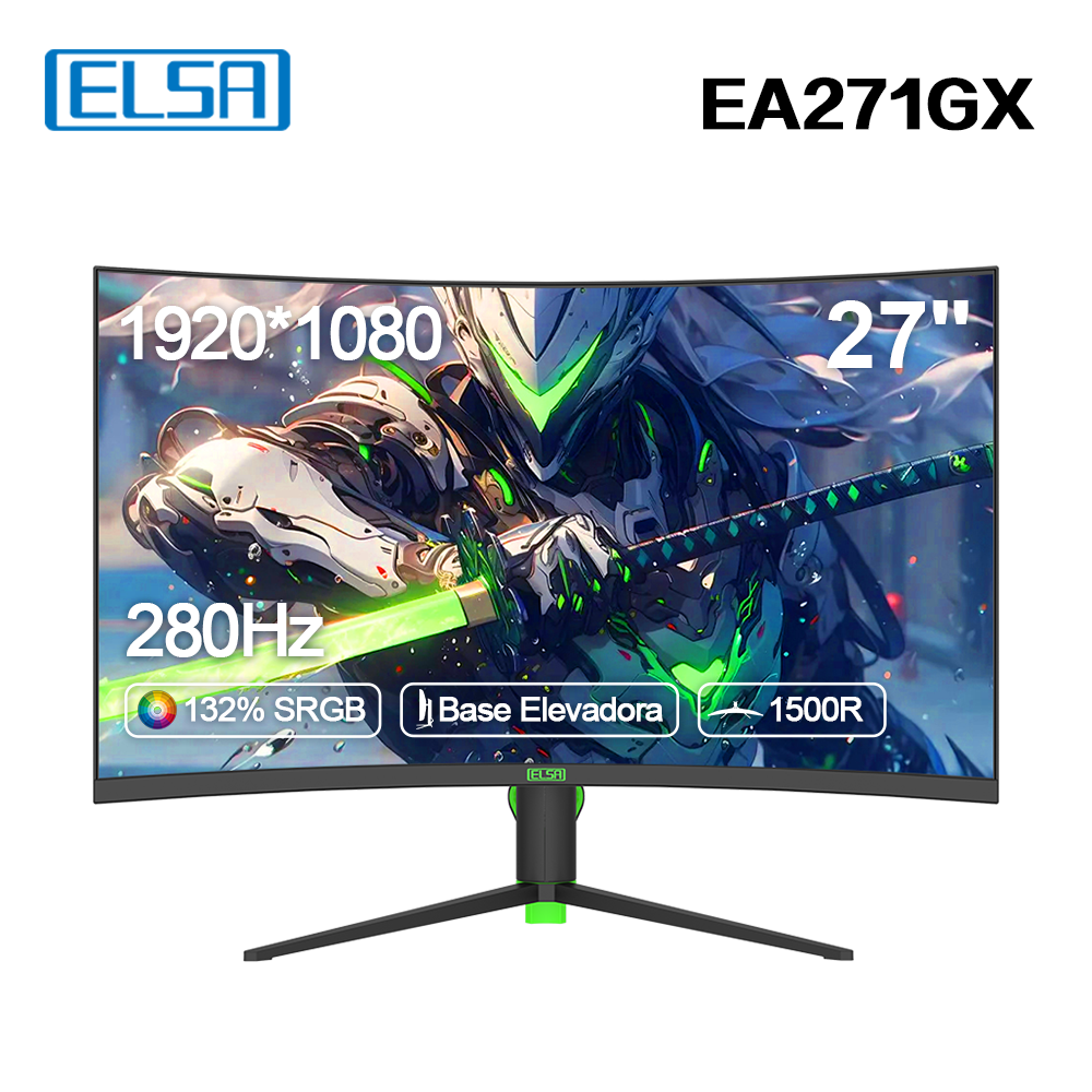 

27" Монитор ELSA EA271GX Black 280Hz 1920x1080 VA, Черный, EA271GX