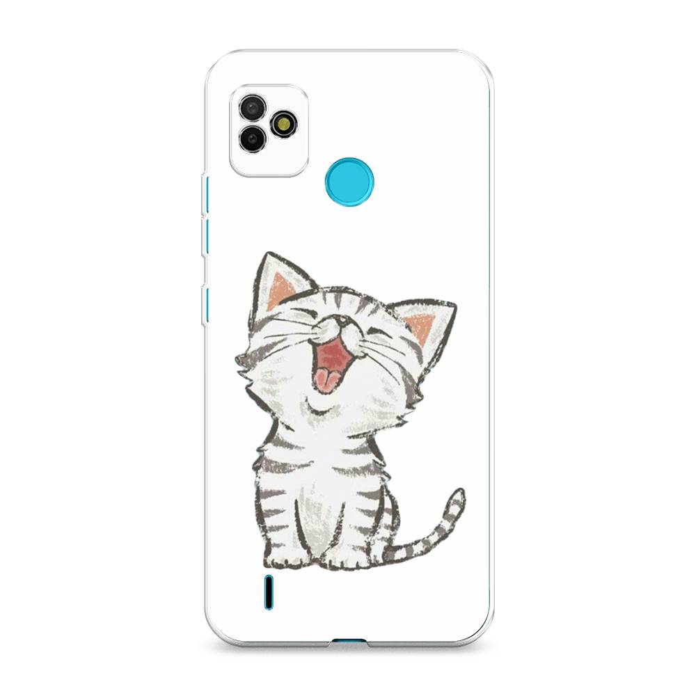 

Чехол Awog на Tecno POP 5 "Котенок рисованный", Разноцветный, 301150-1