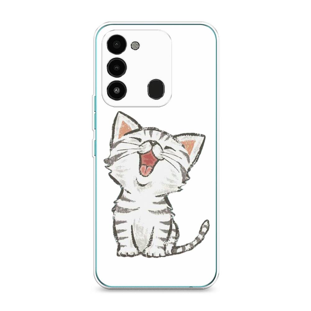

Чехол Awog на Tecno Spark Go 2022/8С/9 "Котенок рисованный", Разноцветный, 301350-1