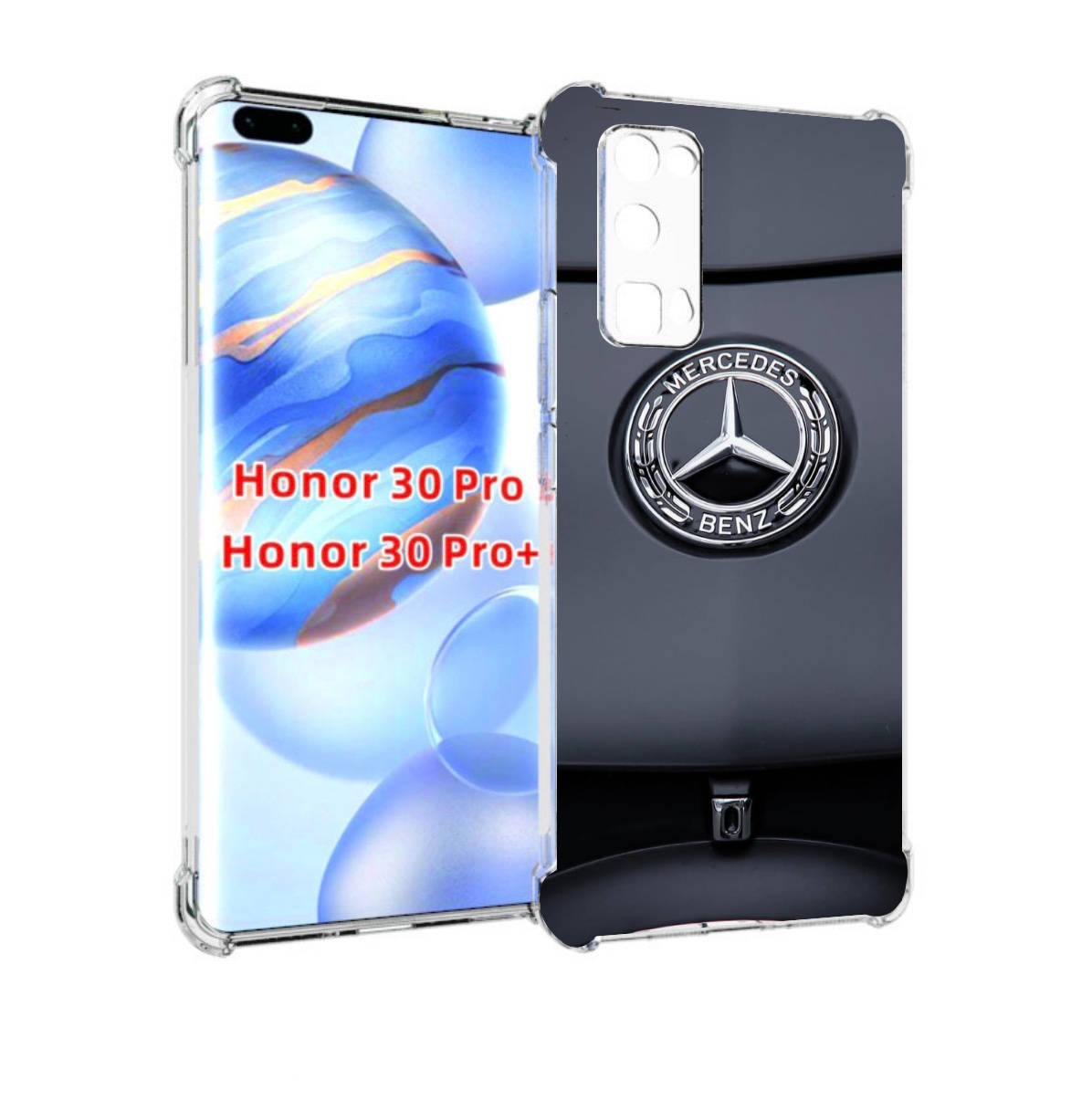 

Чехол бампер MyPads мерседес 7 мужской для Honor 30 Pro, Прозрачный, Tocco