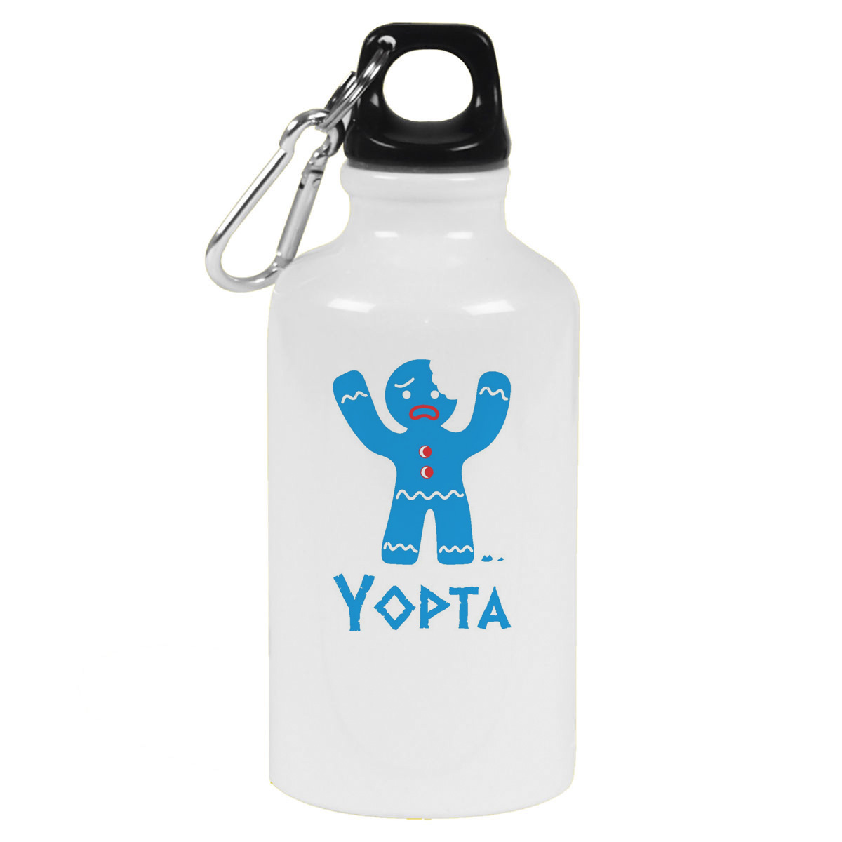

Бутылка спортивная CoolPodarok Yopta, Белый