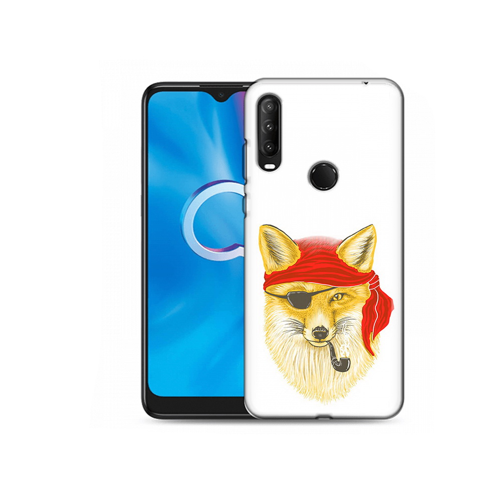 

Чехол MyPads Tocco для Alcatel 1S (2020) 5028Y лиса-пират (PT145668.665.440), Прозрачный, Tocco