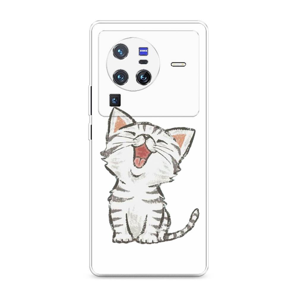 

Чехол Awog на Vivo X80 Pro "Котенок рисованный", Разноцветный, 266650-1