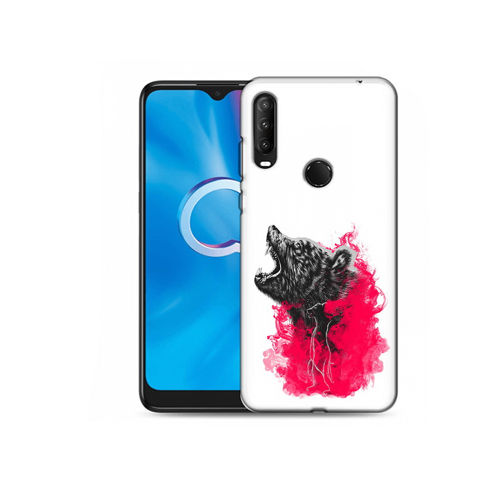 

Чехол MyPads Tocco для Alcatel 1S (2020) 5028Y медведь в дымке (PT145668.665.463), Прозрачный, Tocco