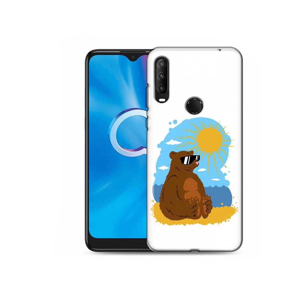 

Чехол MyPads Tocco для Alcatel 1S (2020) 5028Y медведь на чиле (PT145668.665.468), Прозрачный, Tocco