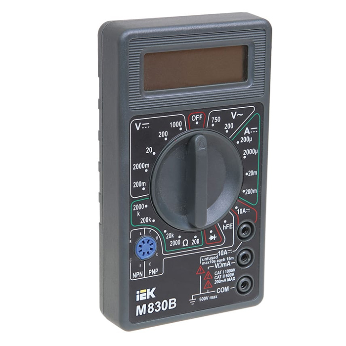 Мультиметр Iek TMD-2B-830 цифровой Universal M830B IEK мультиметр цифровой mastech m830b