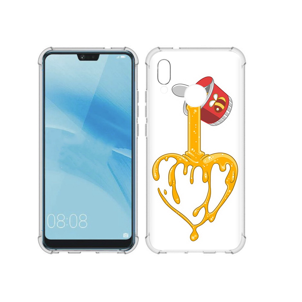 Чехол MyPads Tocco для Huawei P20 Lite медовое сердце (PT130405.51.471)