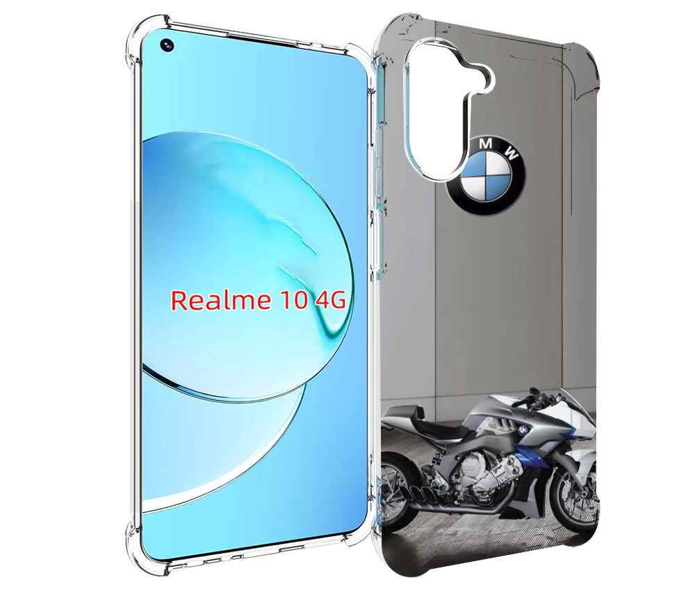 Чехол MyPads бмв мотоцикл для Realme 10