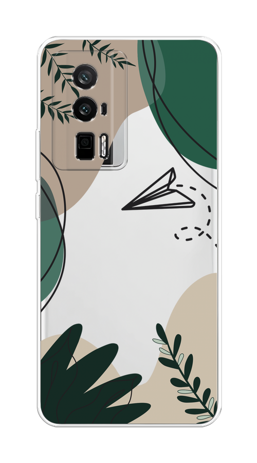 

Чехол на Xiaomi Redmi K60/Poco F5 Pro "Secret Garden", Зеленый;бежевый;черный, 317450-1