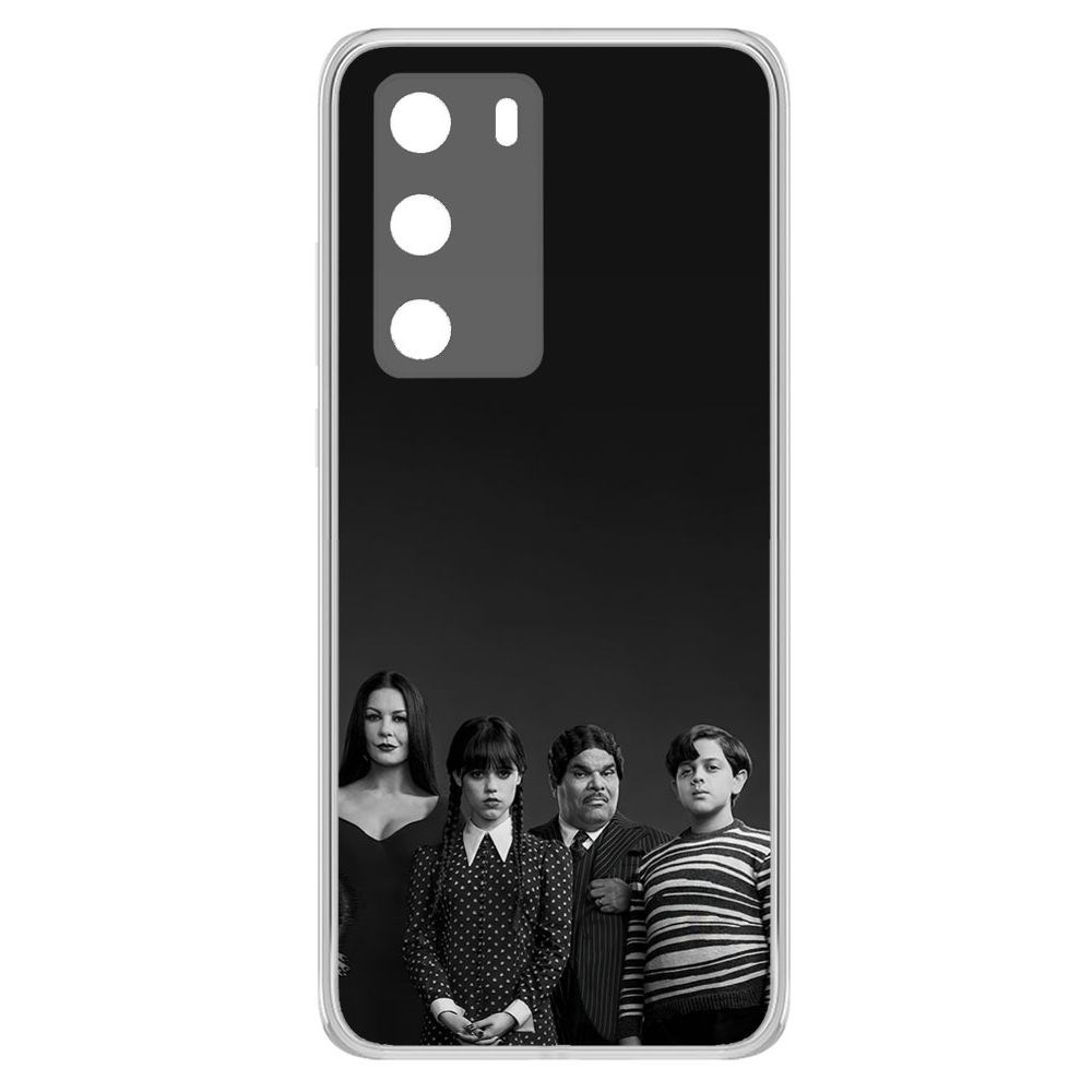 

Чехол-накладка Krutoff Clear Case Уэнсдей Аддамс - Семейка Аддамс для Huawei P40