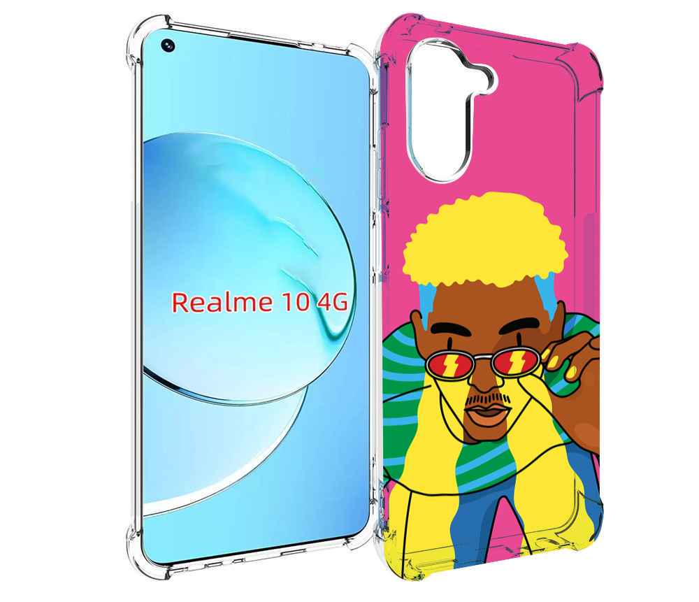 

Чехол MyPads бразилец для Realme 10, Прозрачный, Tocco