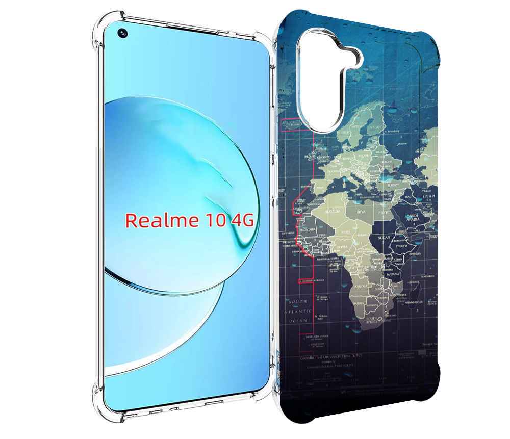 

Чехол MyPads бункер-анклава для Realme 10, Прозрачный, Tocco