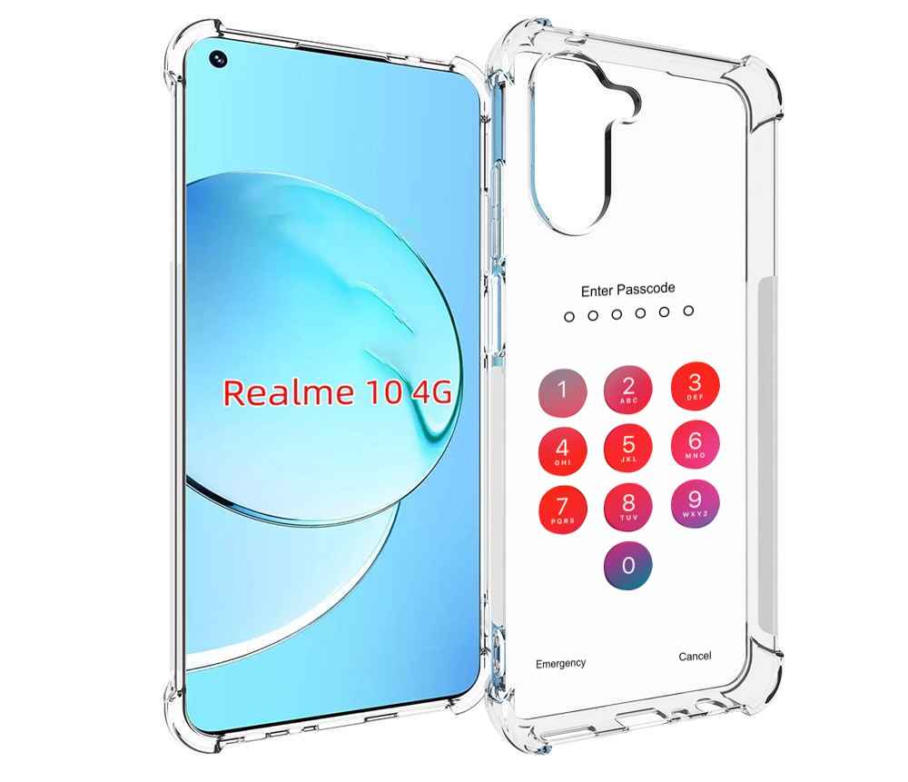 

Чехол MyPads введите-пароль для Realme 10, Прозрачный, Tocco