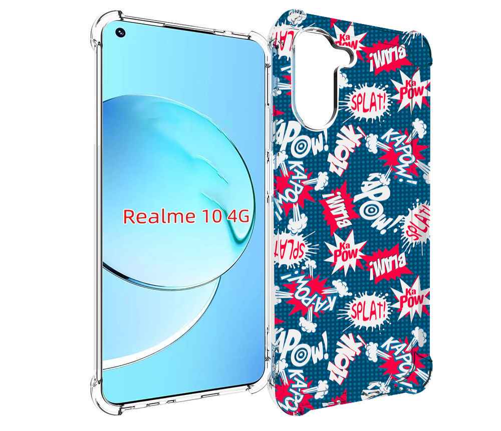 

Чехол MyPads взрывной-принт для Realme 10, Прозрачный, Tocco