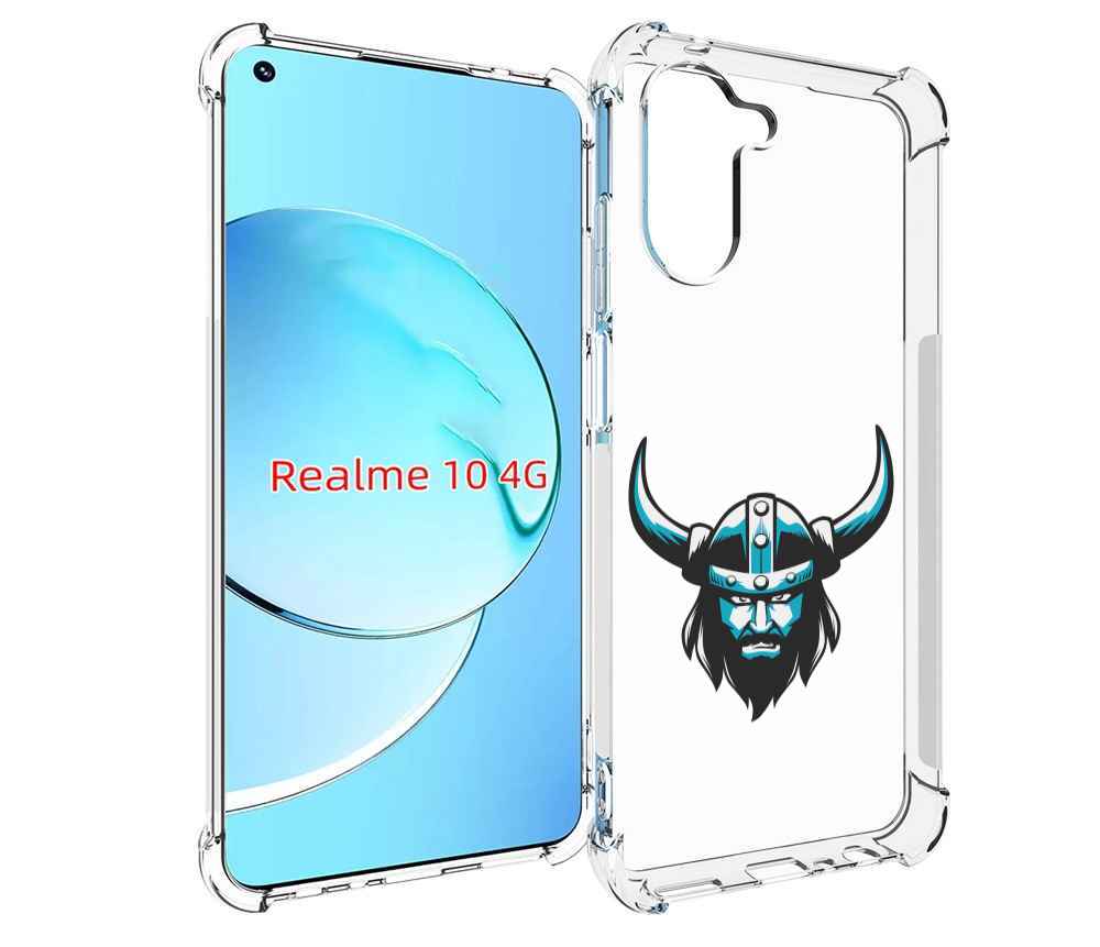 

Чехол MyPads викинг для Realme 10, Прозрачный, Tocco
