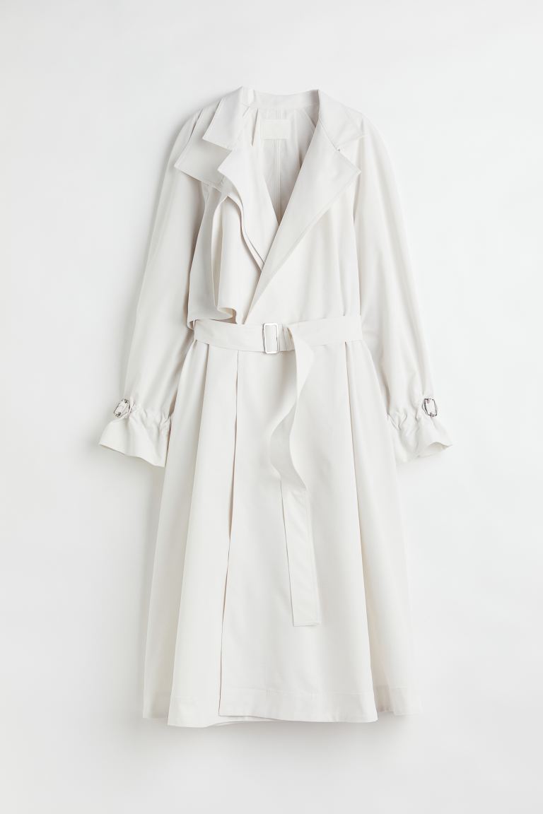 

Плащ женский H&M 1028835001 белый XL (доставка из-за рубежа), 1028835001
