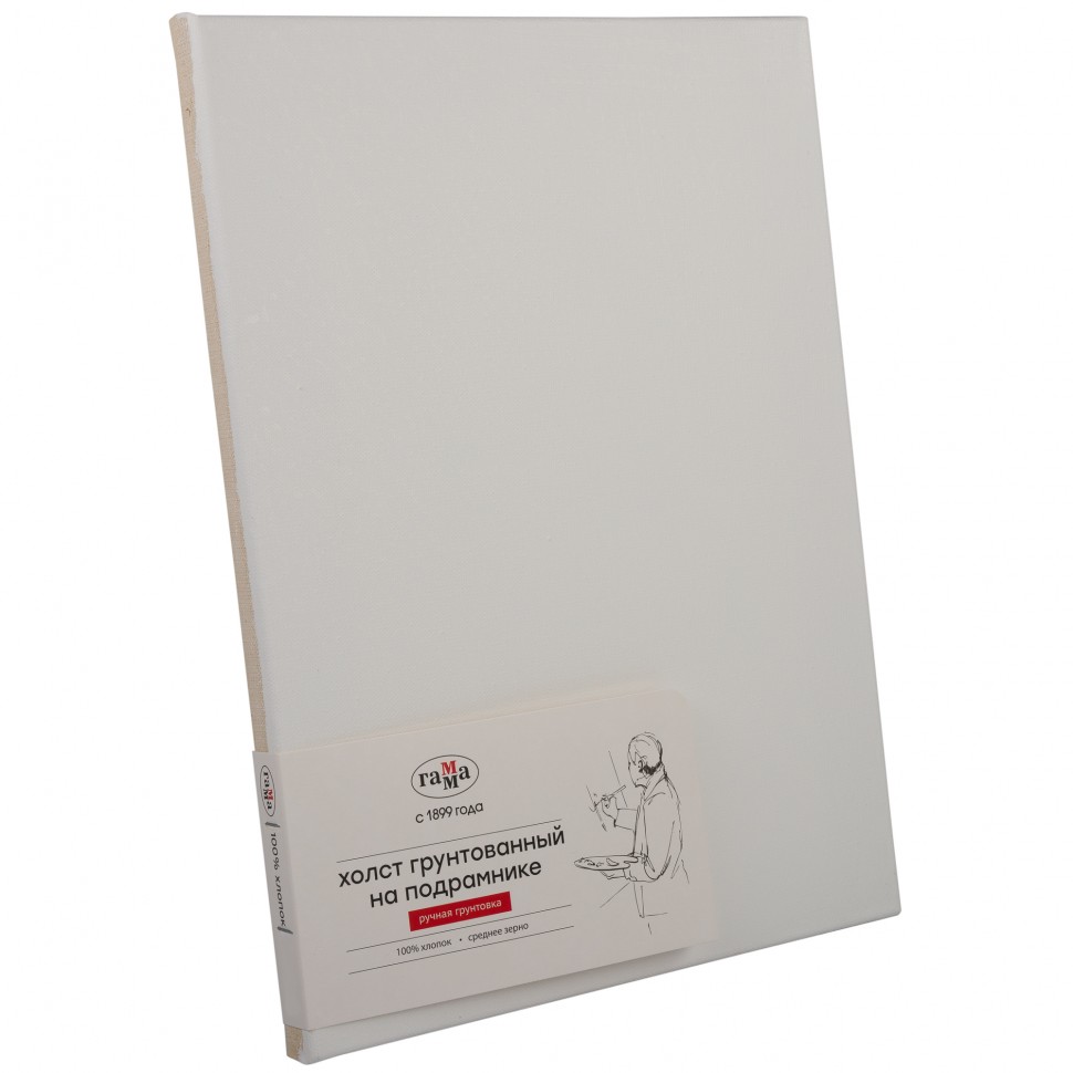 

Холст на подрамнике Гамма 60х80 см, хлопок, среднезернистый, масляный грунт