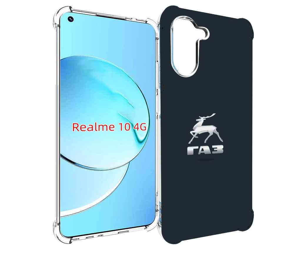 

Чехол MyPads газ-газель для Realme 10, Прозрачный, Tocco