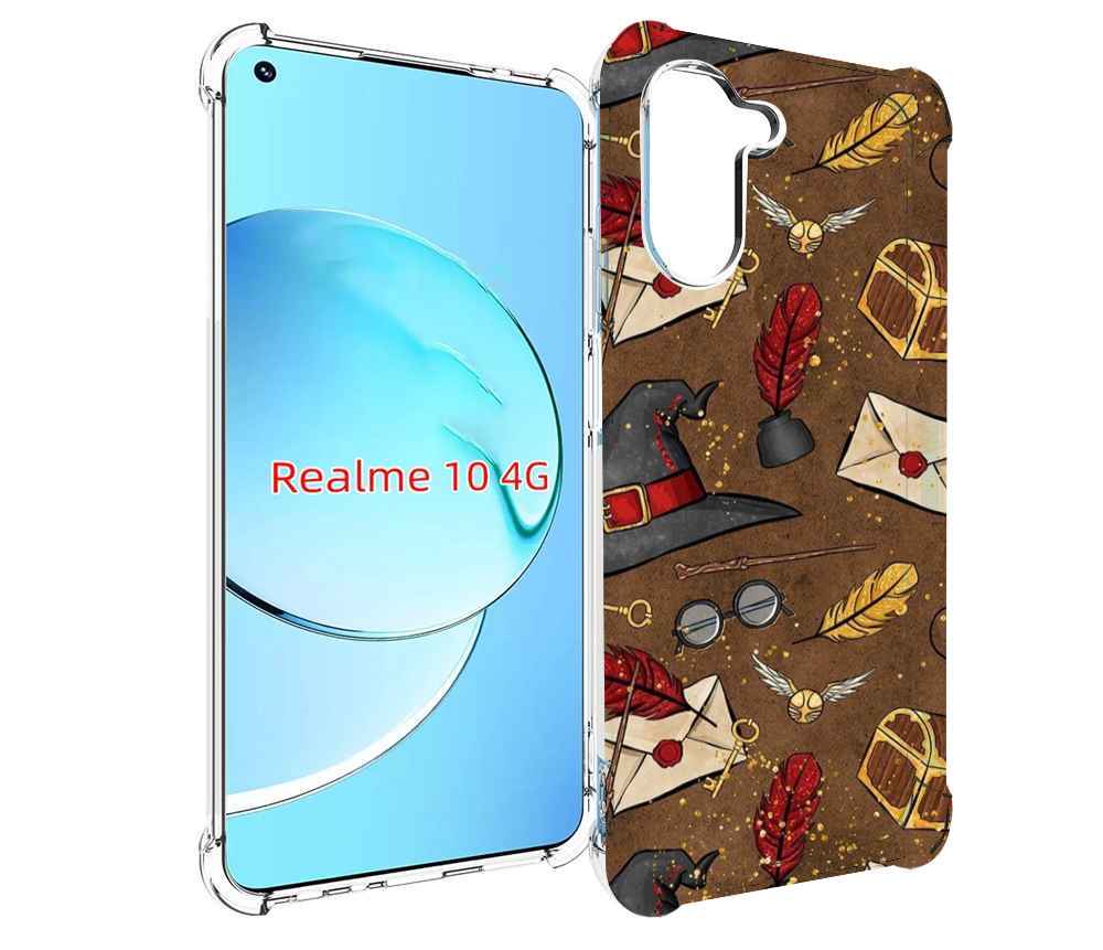 

Чехол MyPads гарри-поттер-вайб для Realme 10, Прозрачный, Tocco