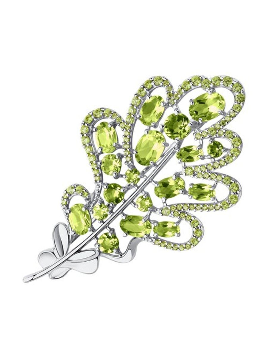

Брошь из серебра TEO MAORI 892040096, фианит, 892040096