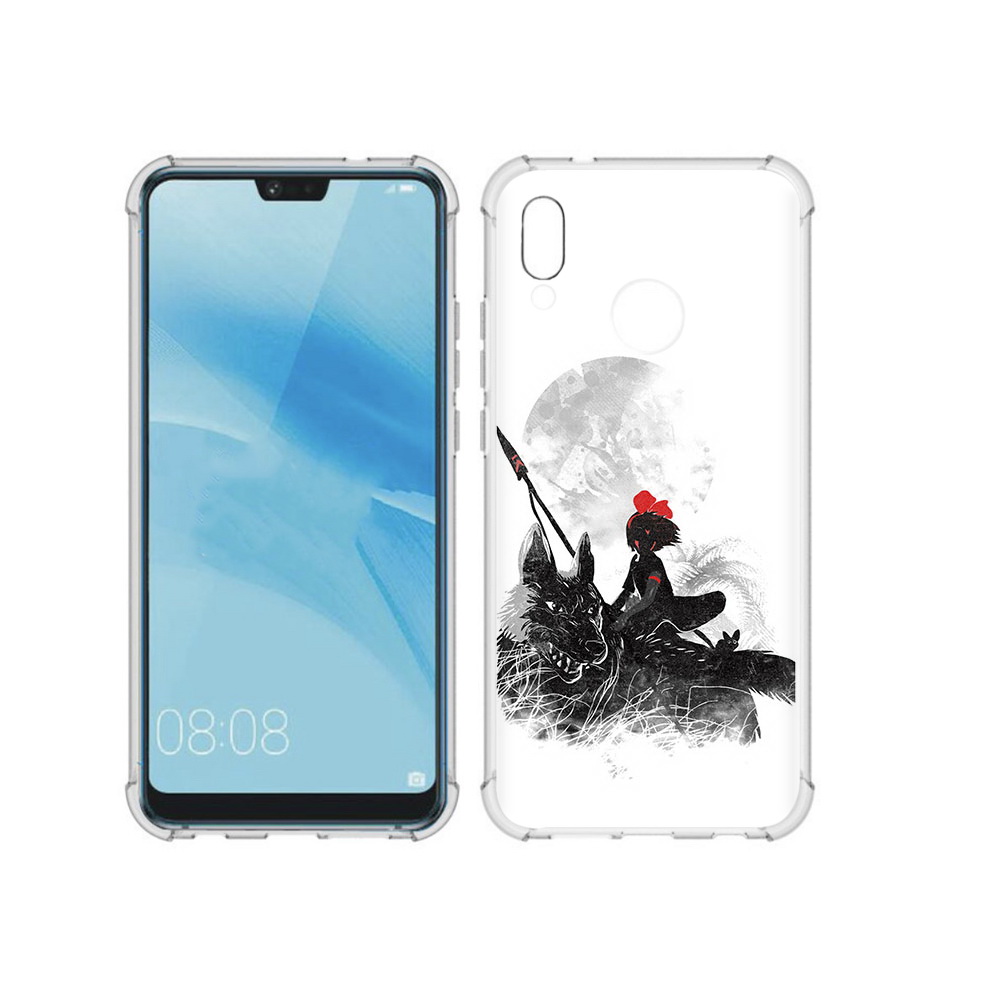 

Чехол MyPads Tocco для Huawei P20 Lite мононоке (PT130405.51.481), Прозрачный, Tocco