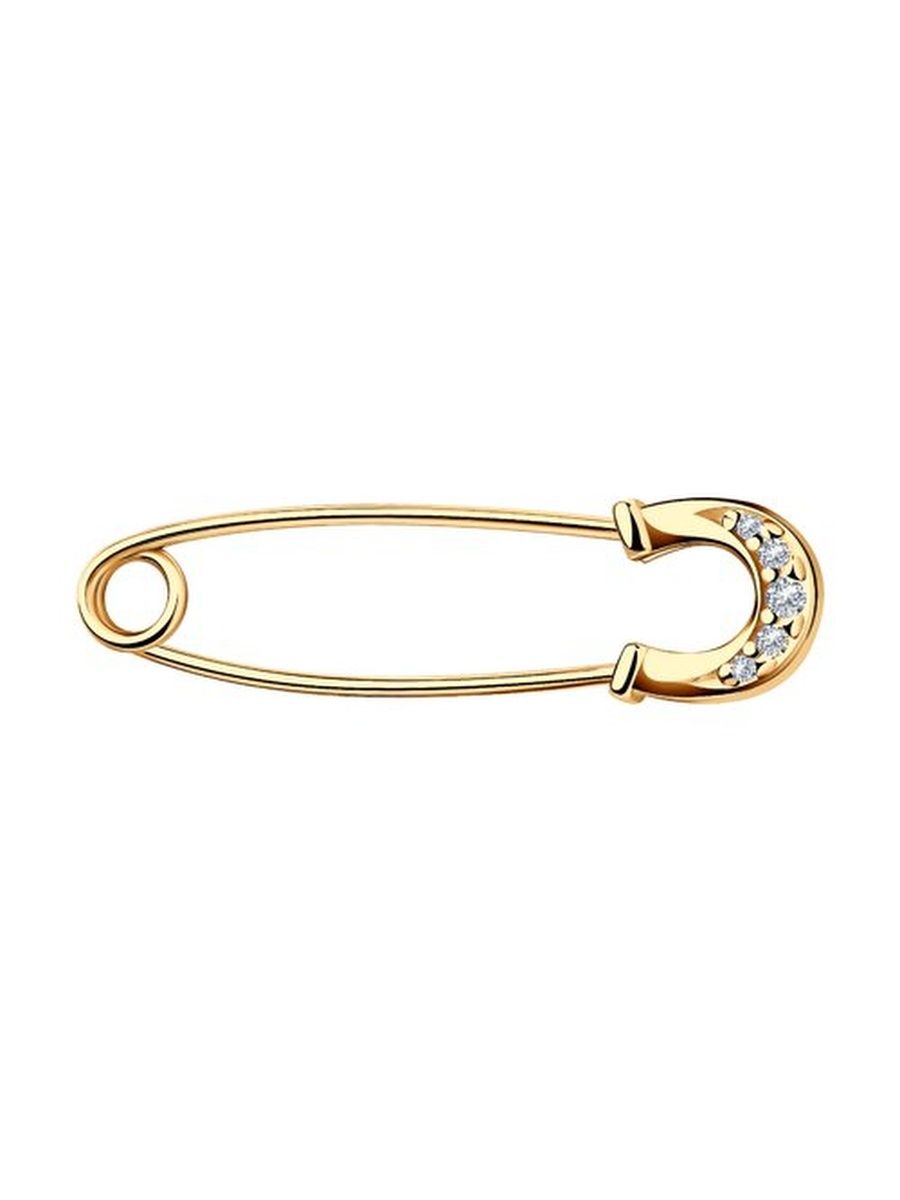 

Брошь из серебра TEO MAORI 893040030, фианит, 893040030