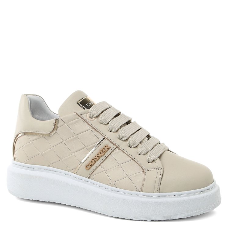 

Кеды женские CAFeNOIR DE1820 бежевые 36 EU, Бежевый, DE1820