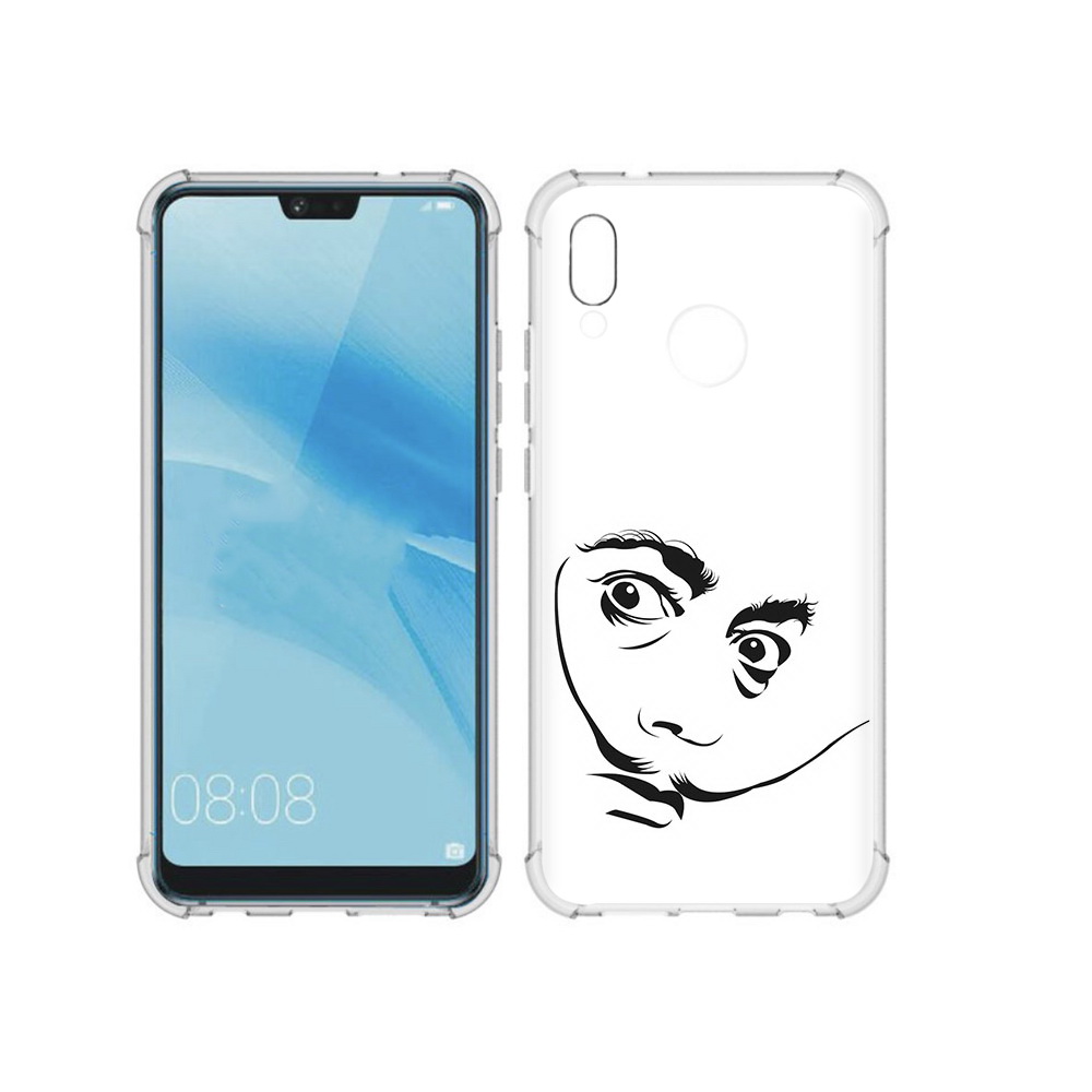 Чехол MyPads Tocco для Huawei P20 Lite мужчина с длинными усами (PT130405.51.487)
