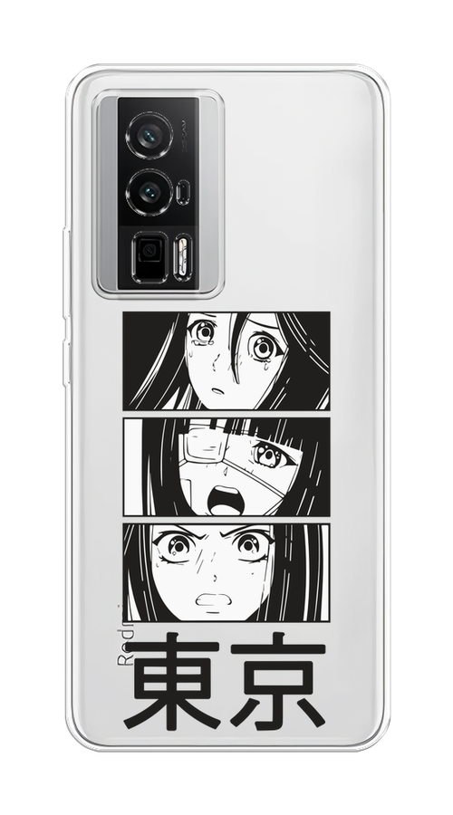 

Чехол на Xiaomi Redmi K60/Poco F5 Pro "Tokyo girls", Белый;черный;прозрачный, 317450-1