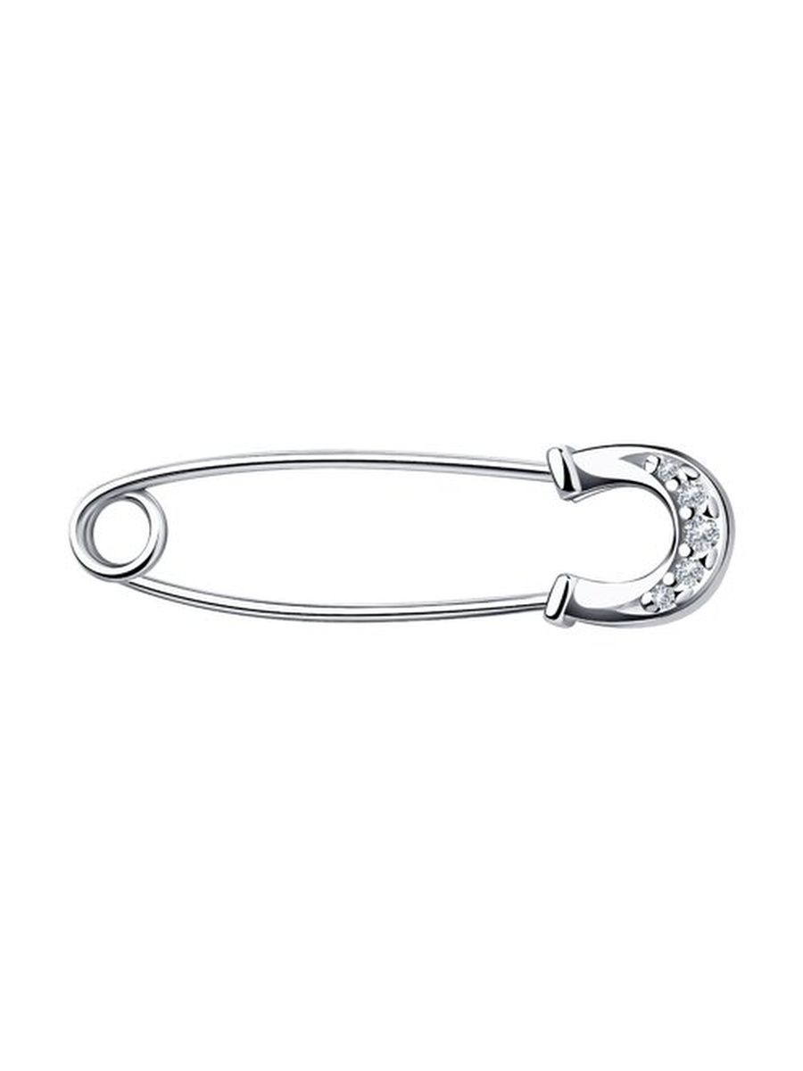 

Брошь из серебра TEO MAORI 894040093, фианит, 894040093