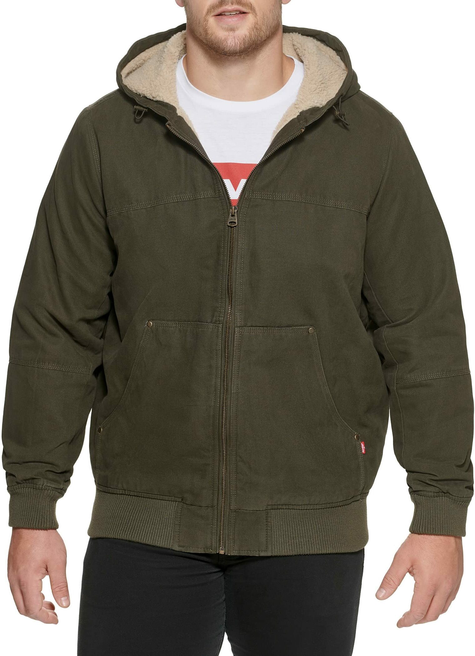 Куртка мужская Levi's LM1RC521-OLV зеленая XL