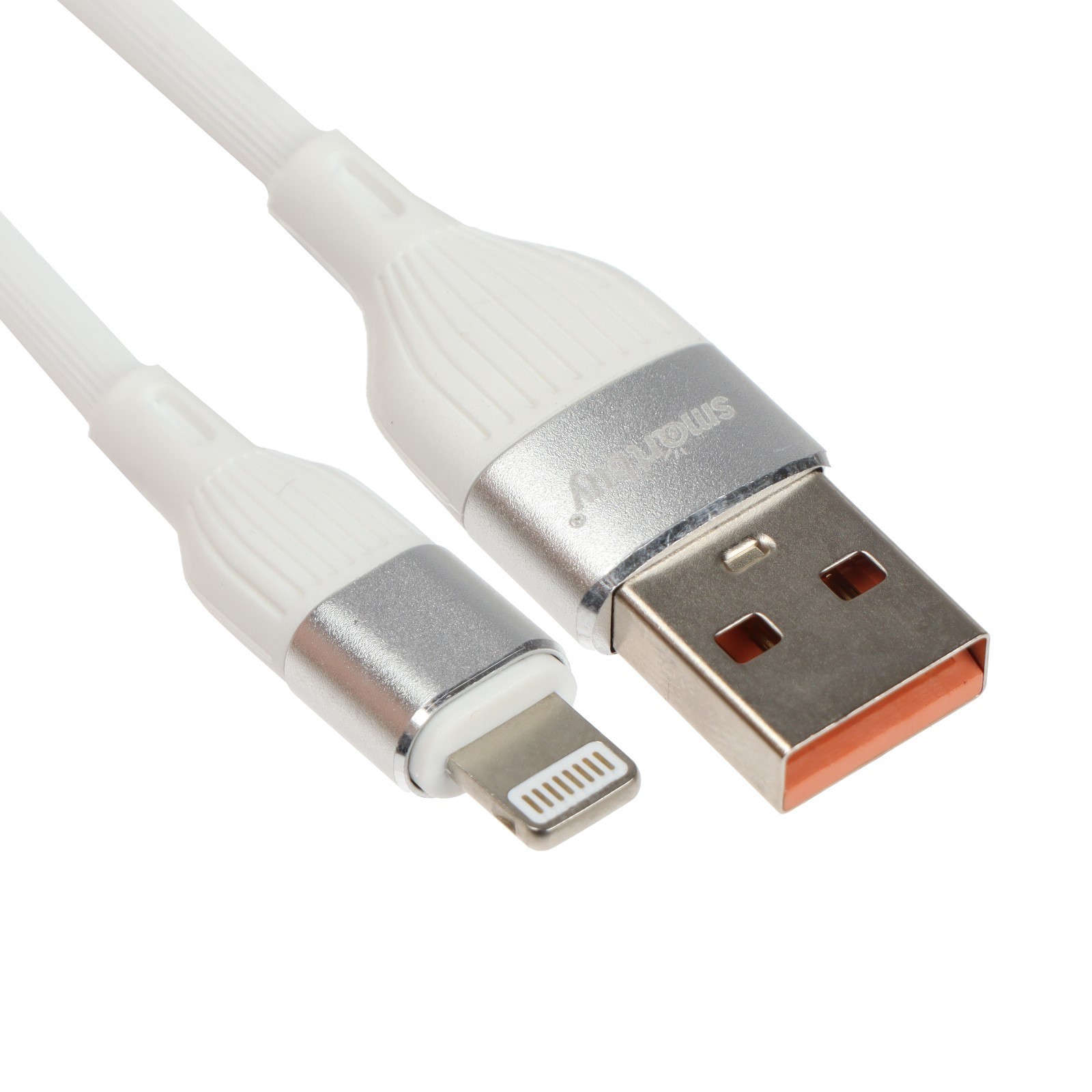 Кабель Smartbuy S72 USB - Lightning 1 м, белый