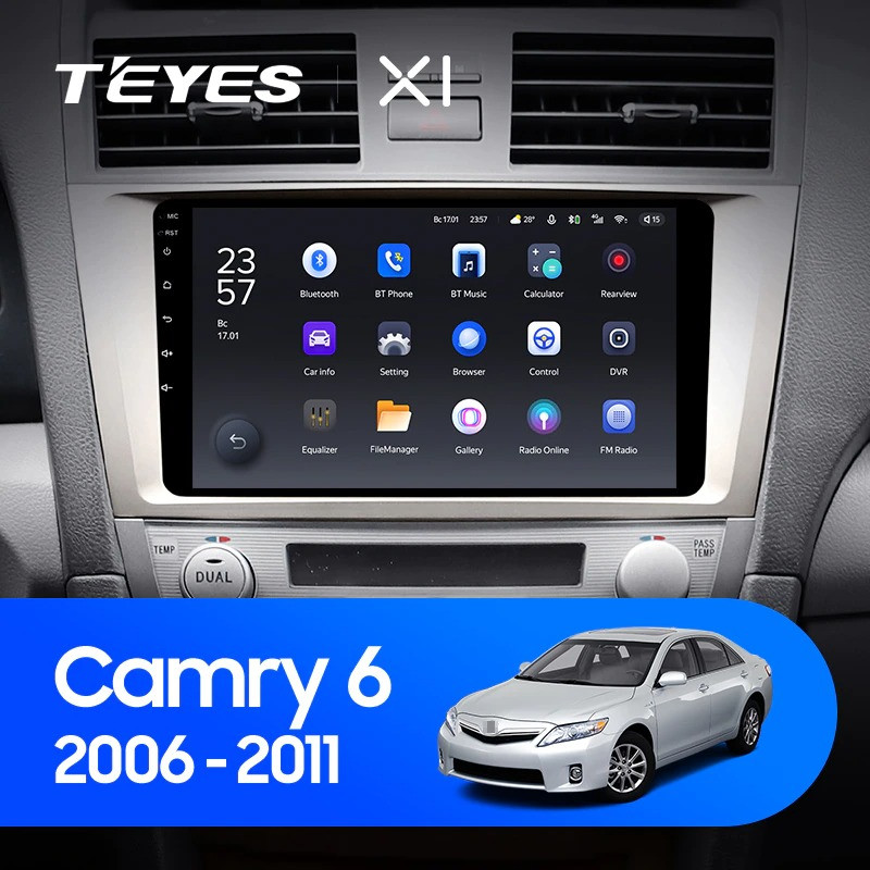Штатная магнитола Teyes X1 4G 232 Toyota Camry 6 XV 40 50 2006-2011 F1 2550000₽