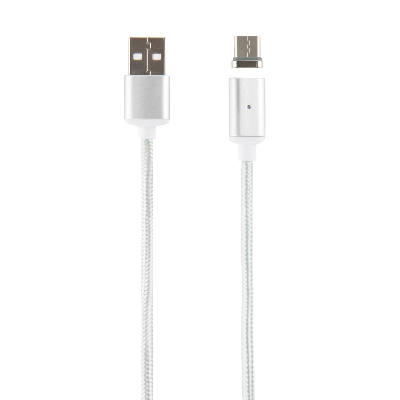 фото Кабель red line usb - type-c, neylon, silver