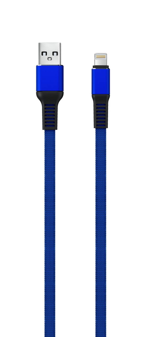 

Кабель Red Line Flat USB - Lightning, Blue, Flat USB - Lightning, синий