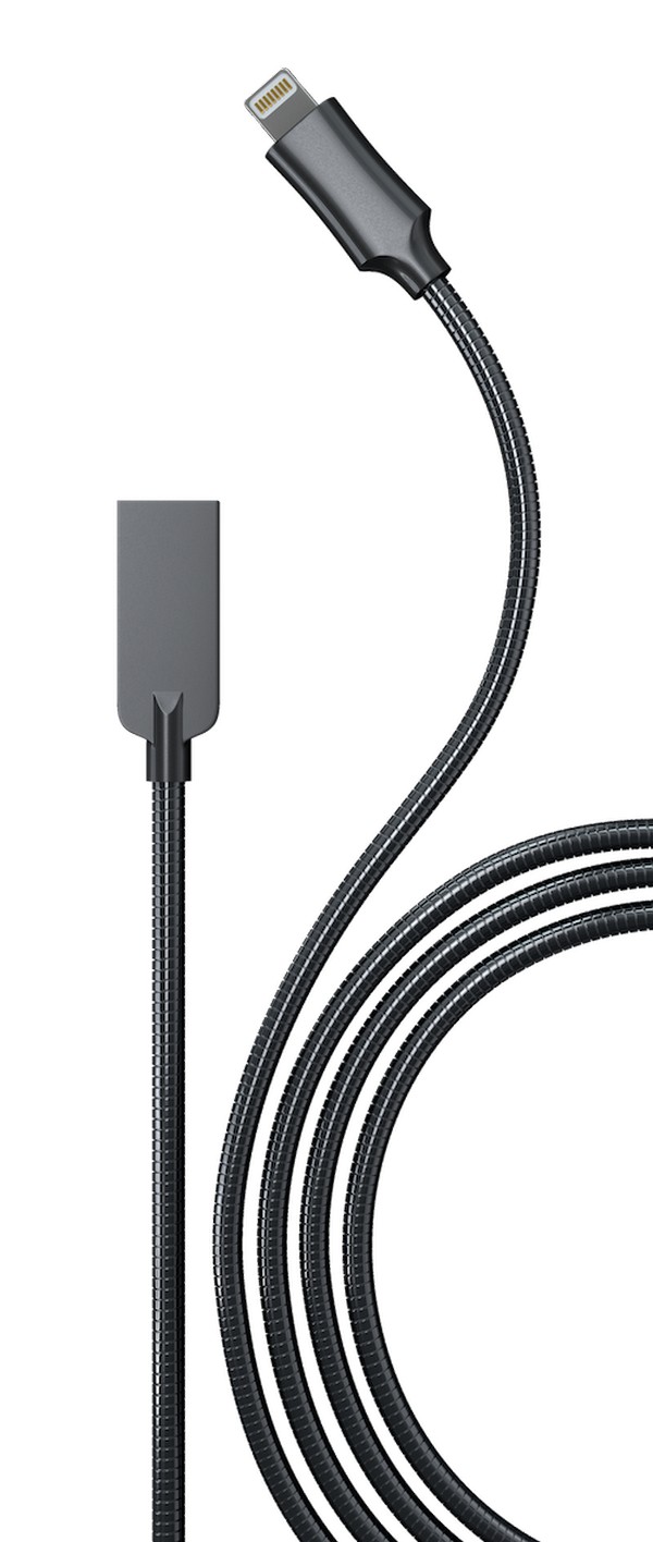 фото Кабель red line flex usb - lightning, black