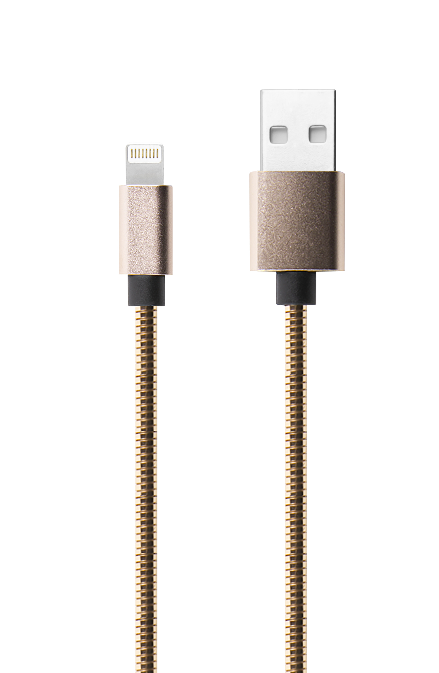 фото Кабель red line s7 usb - 8-pin, металлическая обмотка, gold