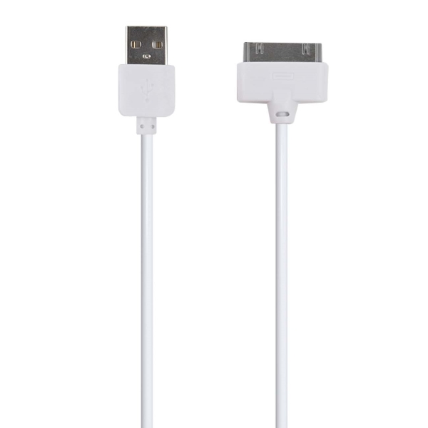 фото Кабель red line usb - 30-pin, 2 метра, white