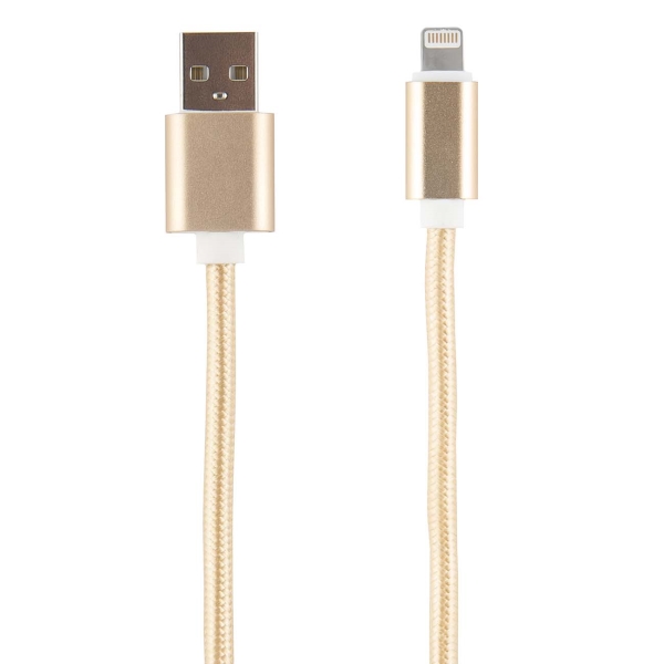 фото Кабель red line usb - 8-pin neylon, gold